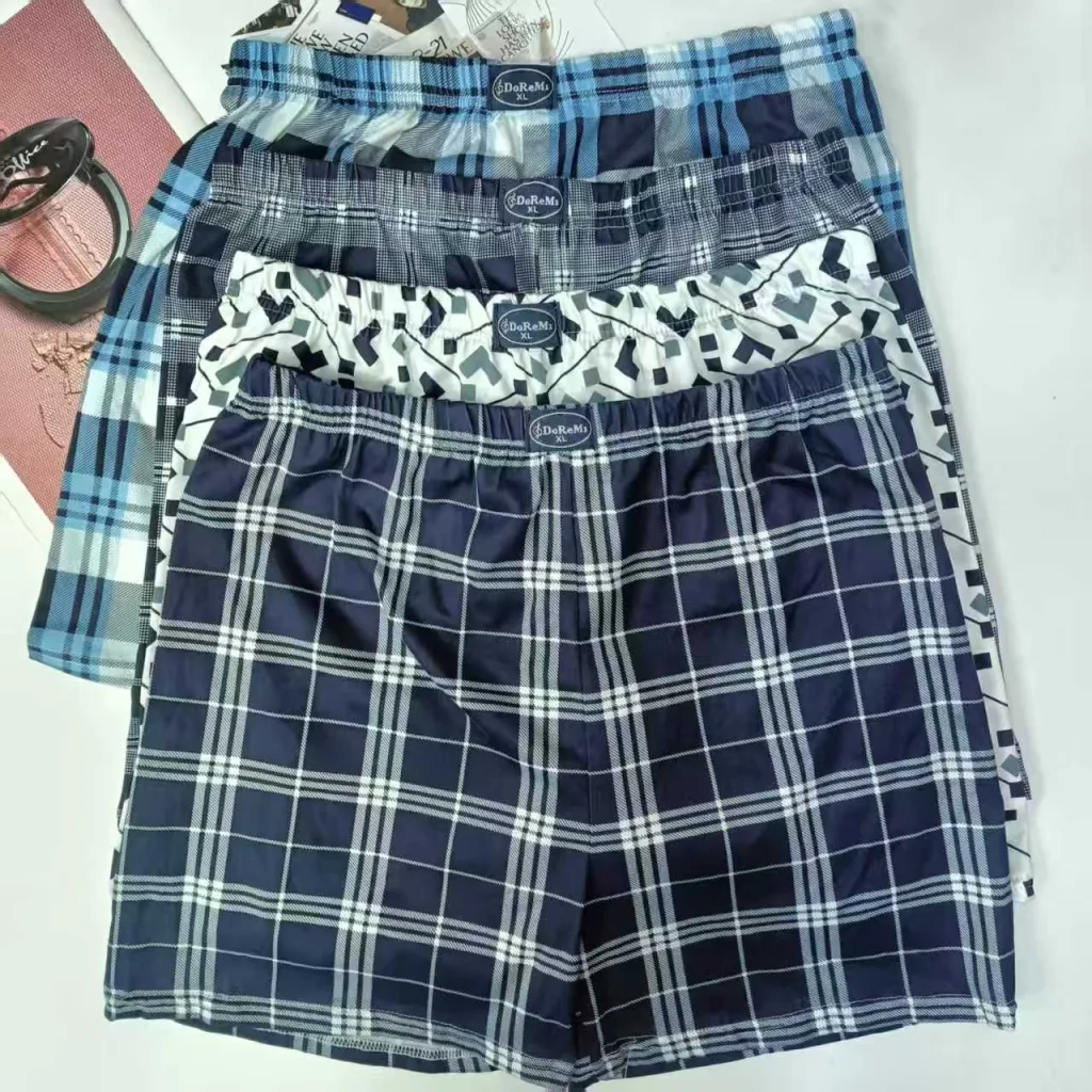 Men's Breathable Loose Mesh Lounge Shorts Elastic Waist