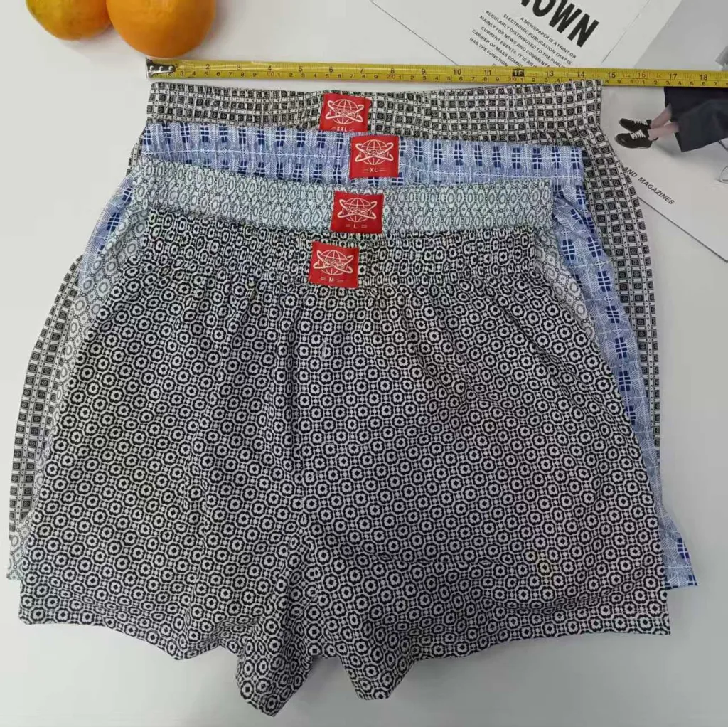 Men's 35% Cotton Trendy Printed Boxer Shorts Comfortable Fit