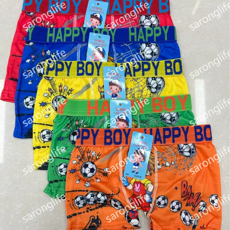 Boys' Printed Mixed Color Boxer Briefs Kids Underwear - Women Briefs