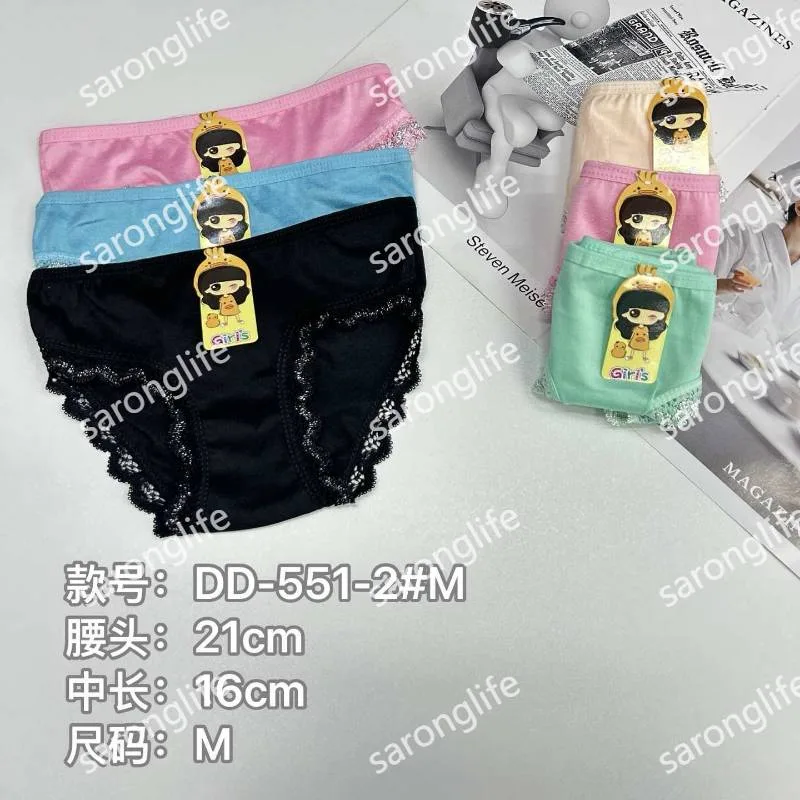 Girls' Cotton Triangle Briefs, High-Demand Export Kids' Underwear - Women Briefs