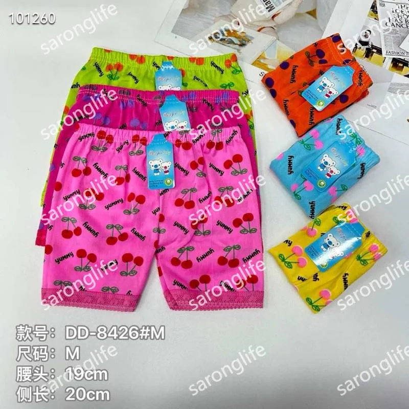 Girls' Milk Silk Breathable Printed Safety Leggings - Women Briefs