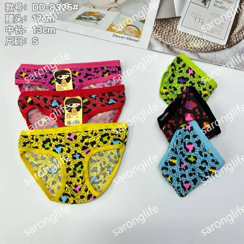 Girls' Spot Print Breathable Cotton Triangle Briefs - Women Briefs