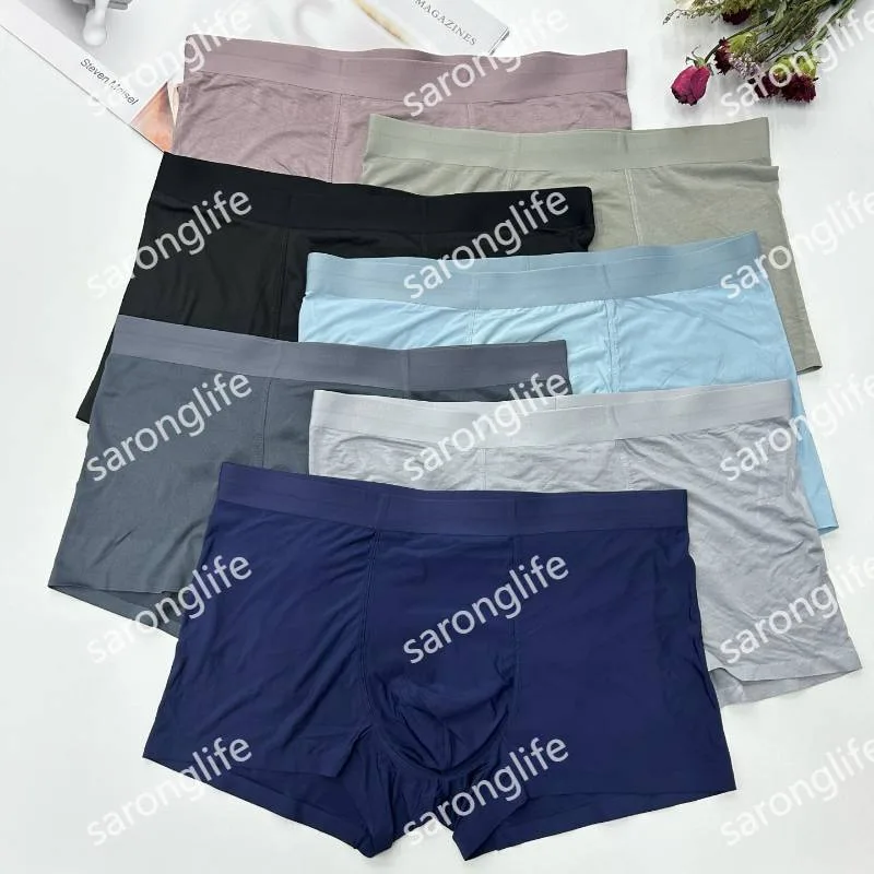 Men's Ice Silk Boxer Briefs Large Size Wholesale Clearance - Women Briefs