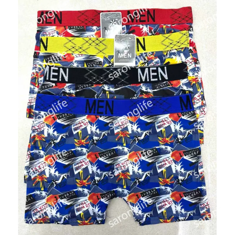 Men's Mixed Color Cotton Boxer Shorts, Comfortable, Export Stock - Women Briefs