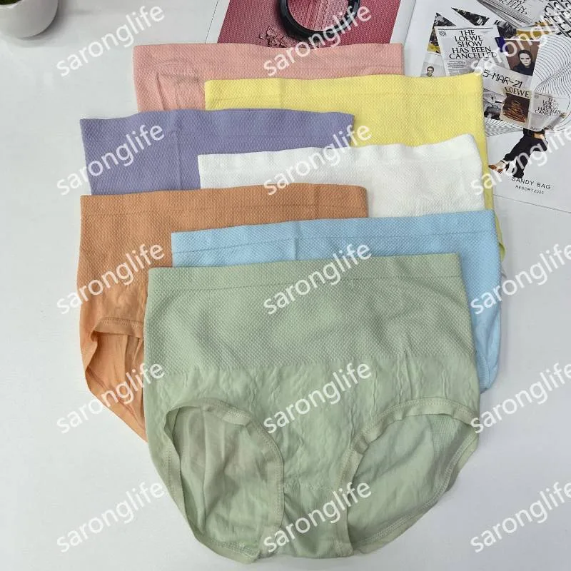 Women's High Waist Breathable Shaping Cotton Briefs - Women Briefs