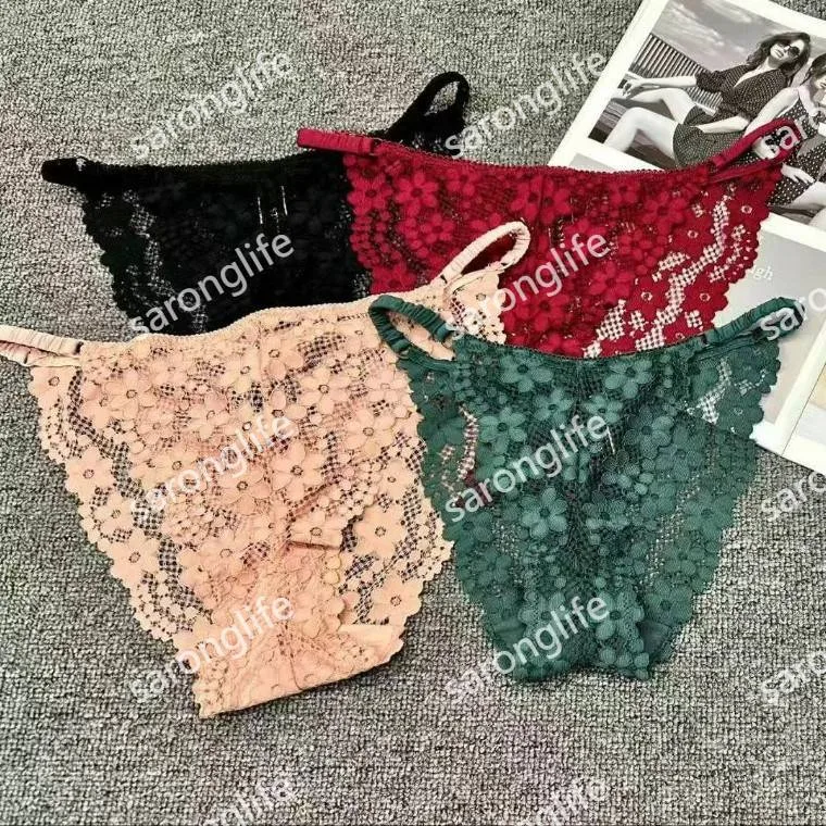 Women's Lace Breathable Sexy Lingerie Briefs - Women Briefs