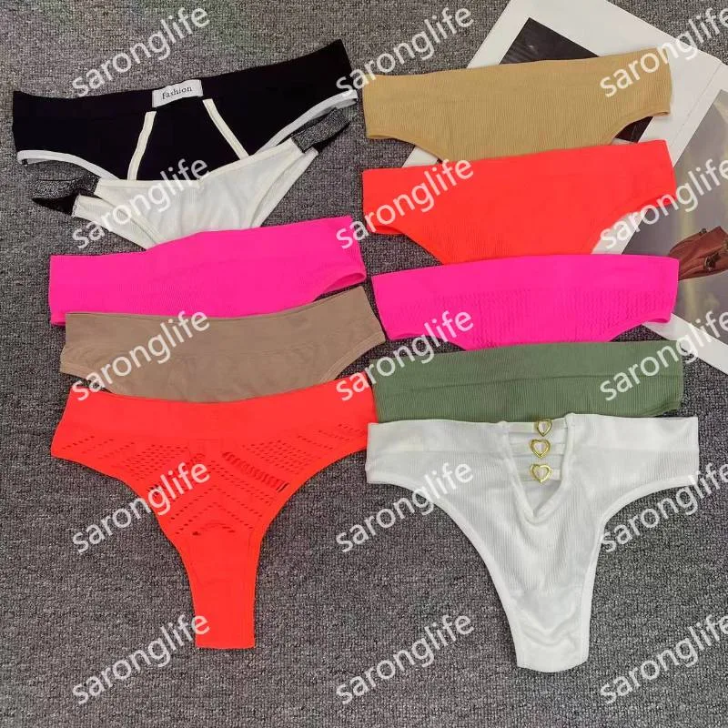 Women's Seamless Fashion Bikini Thong Panties - Women Briefs