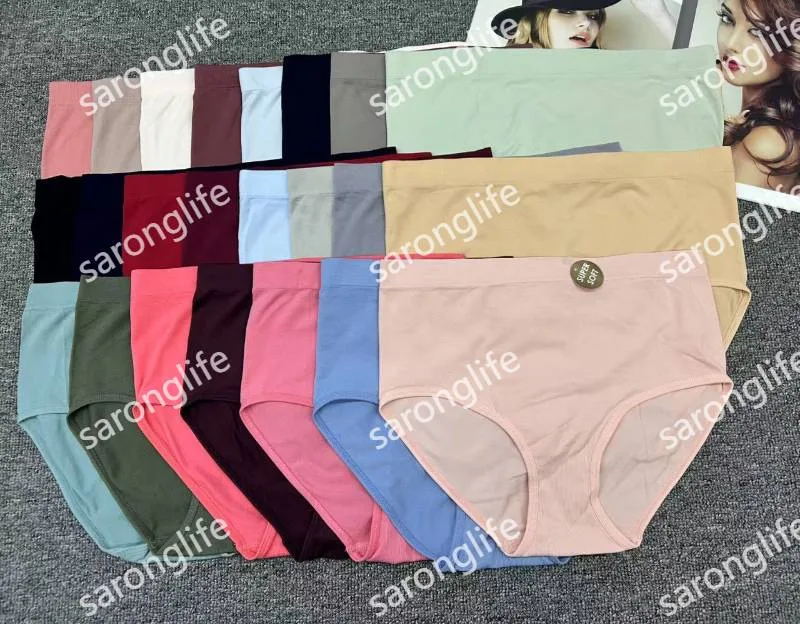Women's Seamless High-Waist Cotton Briefs, Comfortable Maternity Panties - Women Briefs