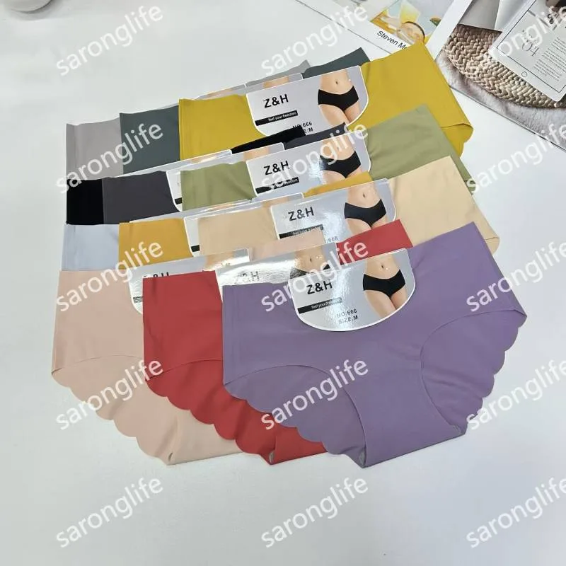 Women's Seamless Ice Silk Breathable Plus Size Sexy Underwear - Women Briefs