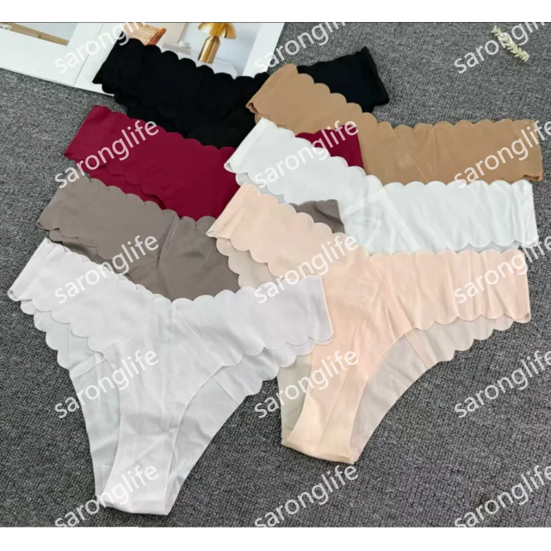 Women's Seamless Low-Waist Ice Silk Briefs, Simple & Sexy - Women Briefs