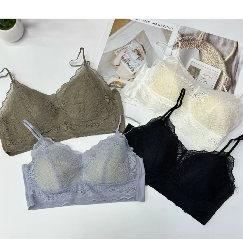 Women's Lace Cami with Padded Cups Backless Comfortable Lingerie - Vests