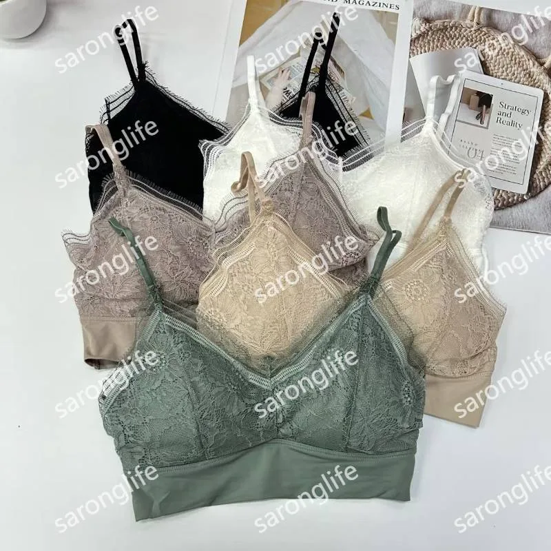 Women's Padded Lace Cami Vest Comfortable Sexy Lingerie - Vests